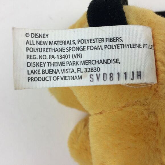 Authentic Disney Pluto Plush 10" - Picture 8 of 11